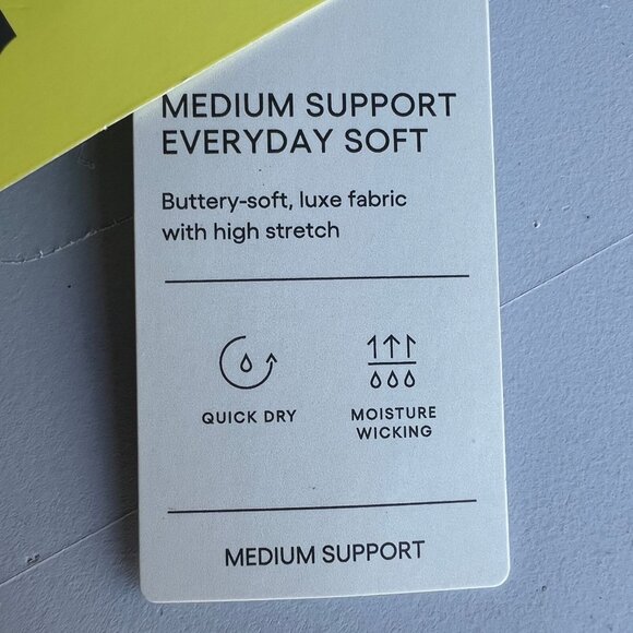 All In Motion Women's Everyday Soft Medium Support Longline Sports Bra Black XL - Picture 12 of 13